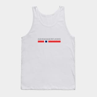 The Geirangerfjord in Norway Tank Top